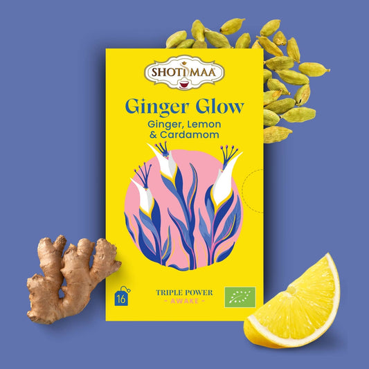 Ginger Glow – økologisk ingefærte med sitron og kardemomme