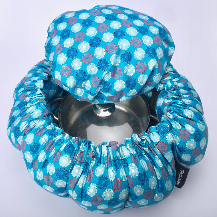 Wonderbag blå sirkler Medium