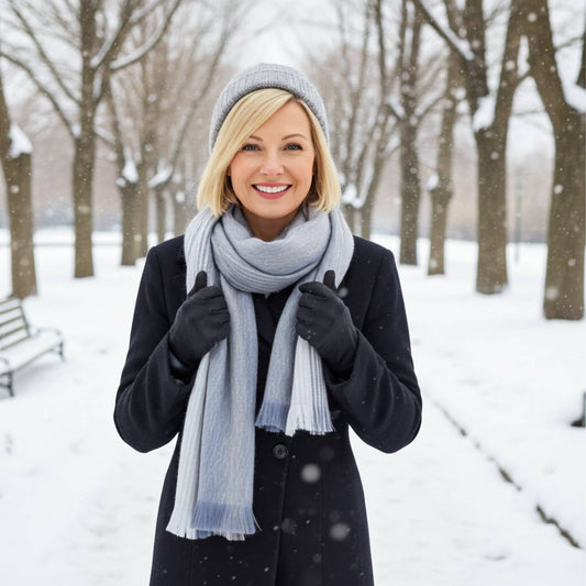 Alpakka-skjerf – Polar Drift