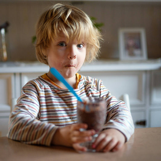 Harth milkshake med sjokolade & vanilje