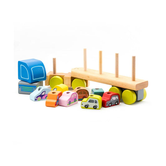 Cubika Trebil med biler – 12 deler 🚚💛