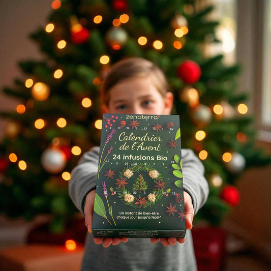 Tæl ned til jul med en adventskalender fyldt med 24 økologiske, naturlige urteteer! 🌿✨