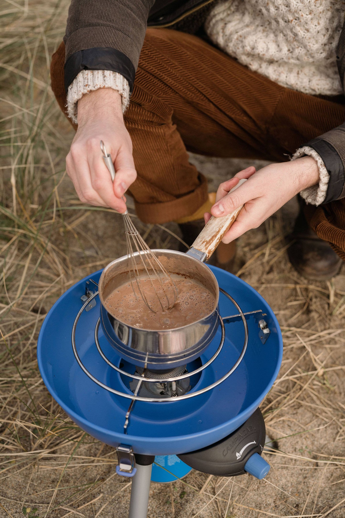 Harth varm chokolade med røget chili