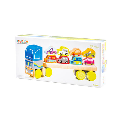 Cubika Trebil med biler – 12 deler 🚚💛