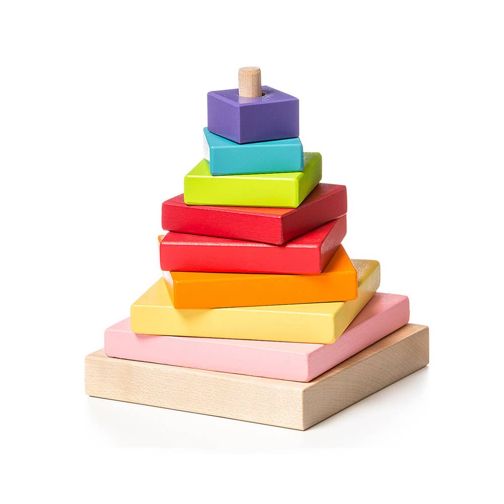 Cubika Trepyramide – 9 deler 🌈🧸