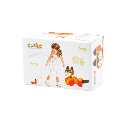 Cubika trekkleke i tre – katt