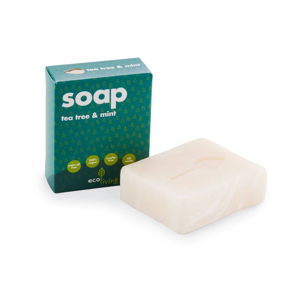 Håndlaget såpe – Tea Tree & Mint, 100 g