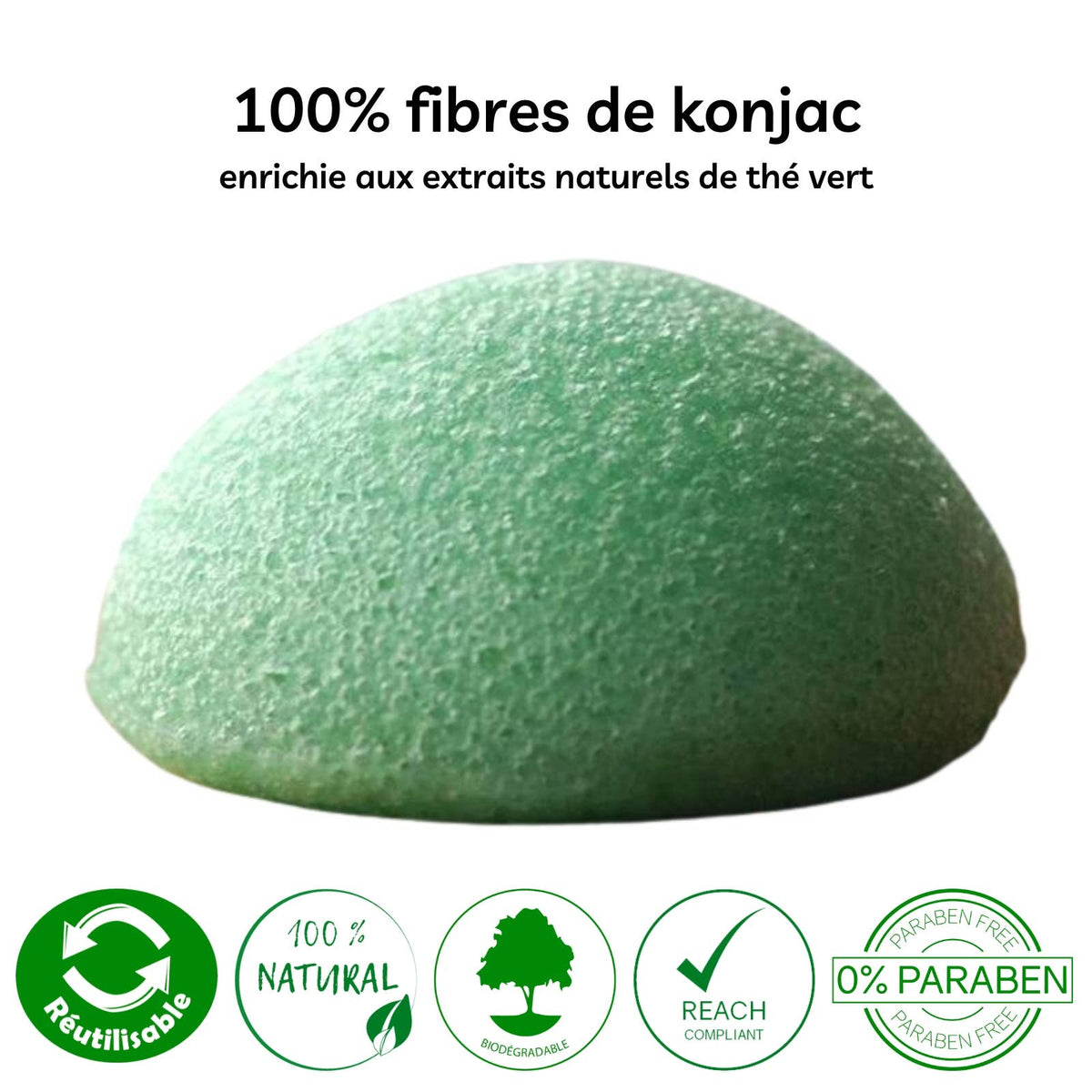 Konjac ansiktssvamp – 100 % naturlig, klassisk
