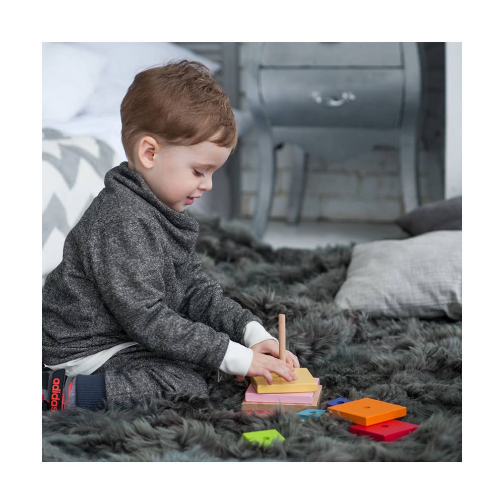Cubika Trepyramide – 9 deler 🌈🧸