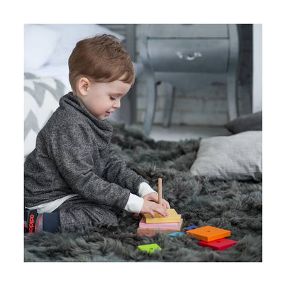 Cubika Trepyramide – 9 deler 🌈🧸