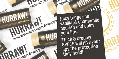 HURRA! læbepomade sol SPF15