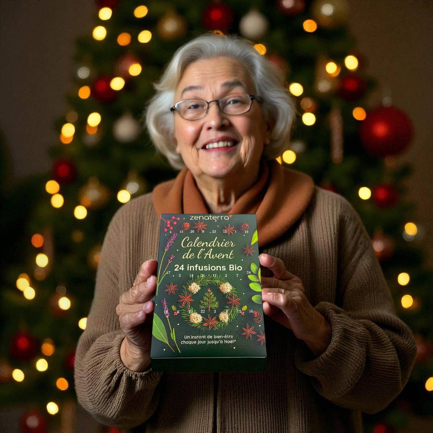 FORHÅNDSBESTILLING! Tell ned til jul med en adventskalender fylt med 24 økologiske, naturlige urteteer! 🌿✨