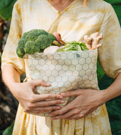 Bivaxbrödpåse, medium – Hexagonia