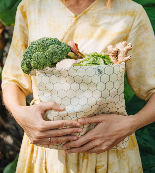 Bivaxbrödpåse, medium – Hexagonia