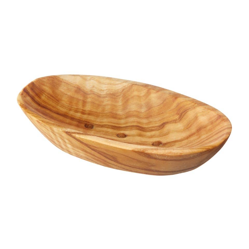 Såpeskål i oliventre – oval
