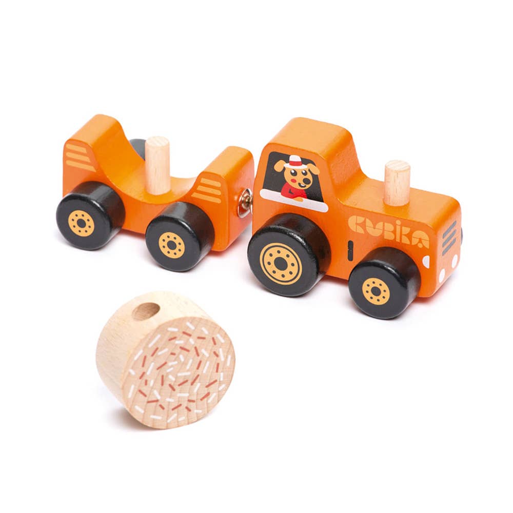 Cubika traktor i tre – 3 deler
