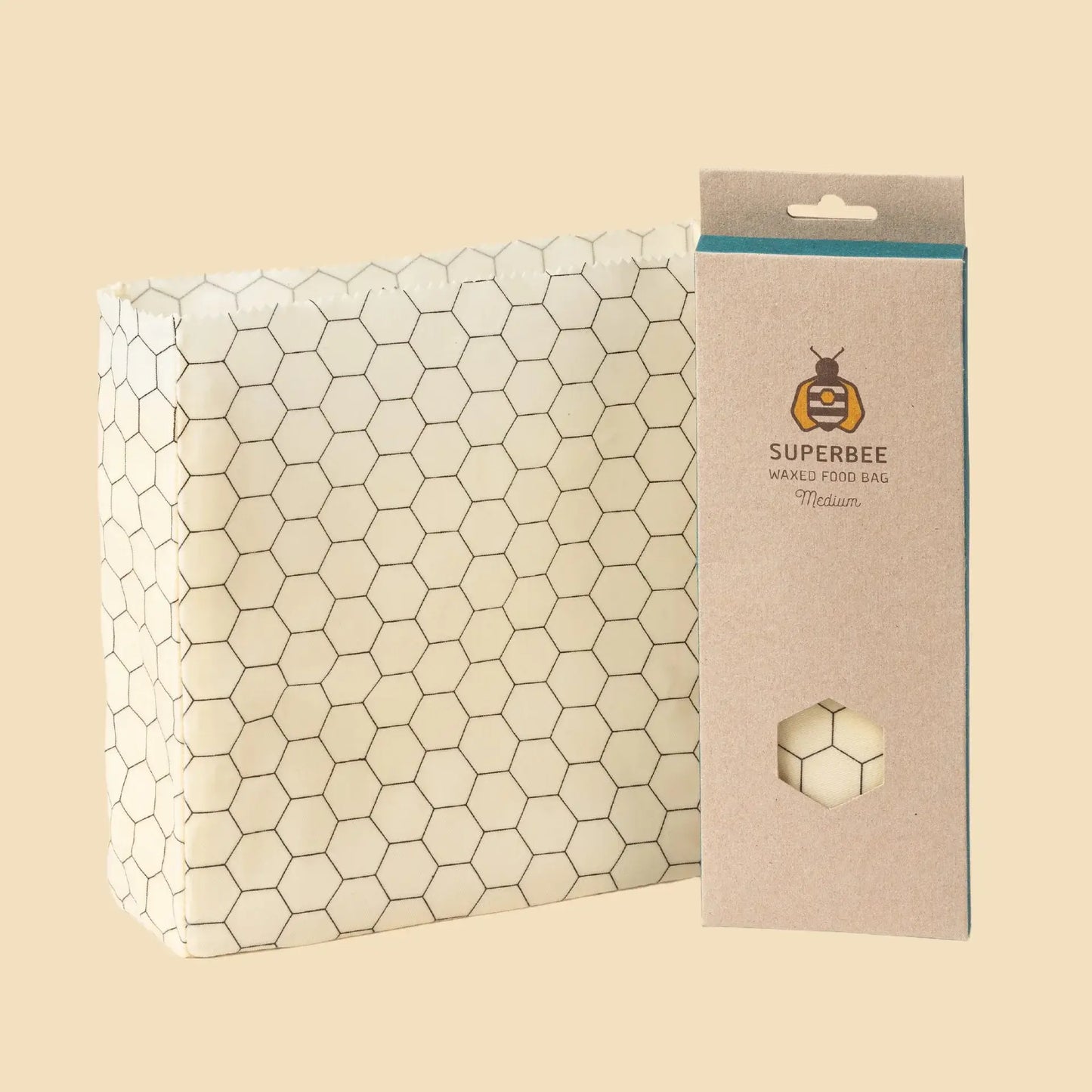 Bivaxbrödpåse, medium – Hexagonia