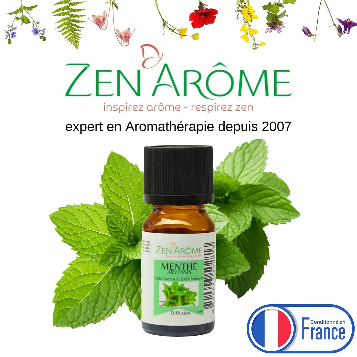 Åkermynte eterisk olje – 100 % naturlig – 10 ml