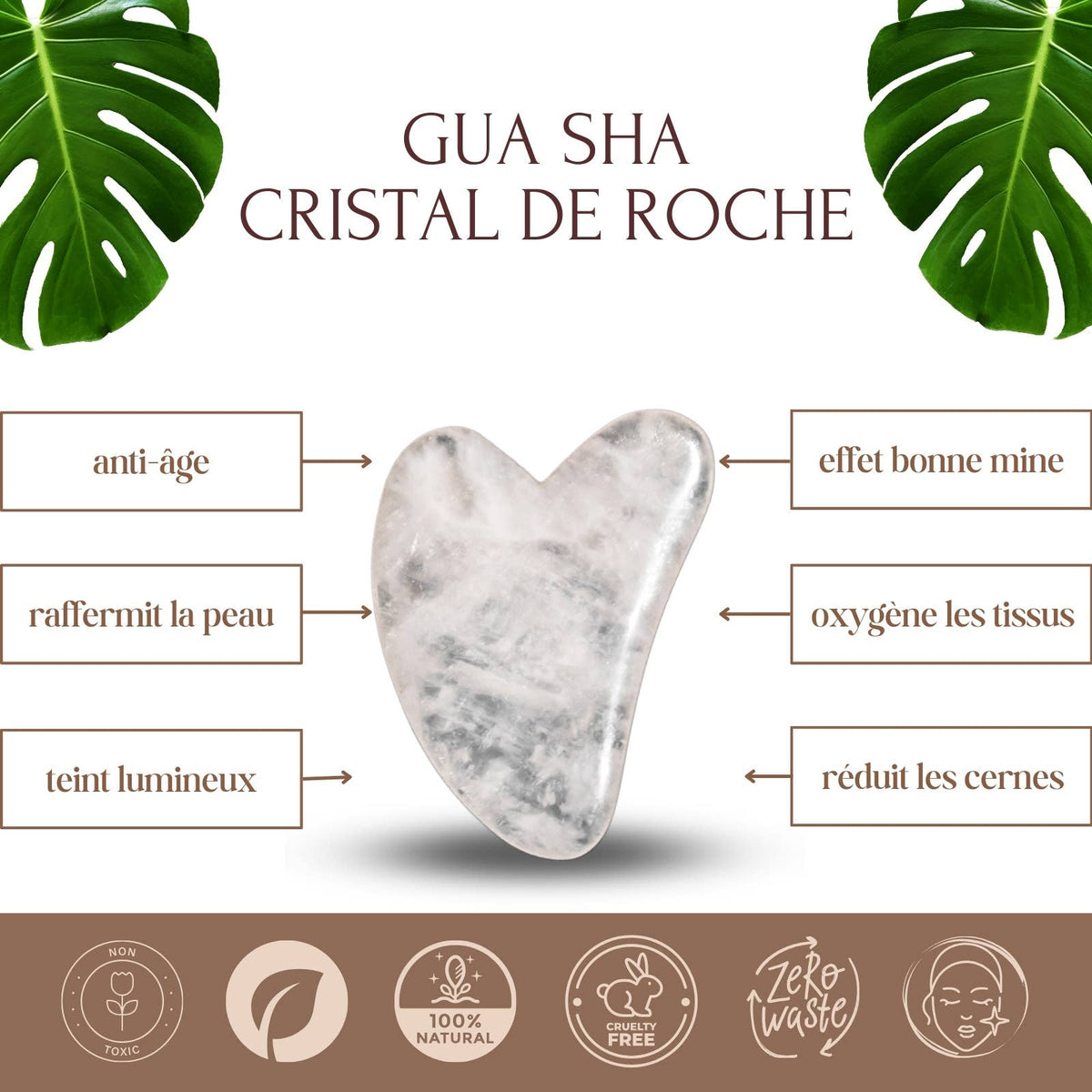 Gua Sha ansiktsmassasje i grønn jade