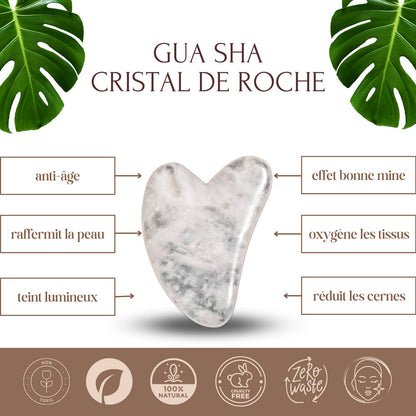 Gua Sha ansiktsmassasje i grønn jade