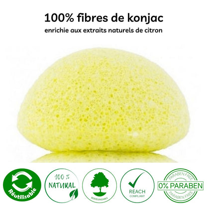 Konjac ansiktssvamp – 100 % naturlig, klassisk