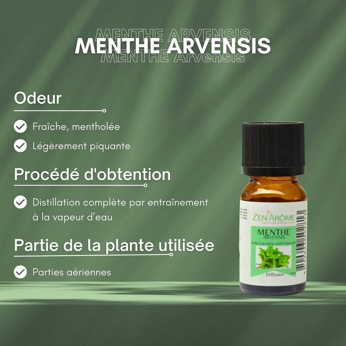 Åkermynte eterisk olje – 100 % naturlig – 10 ml
