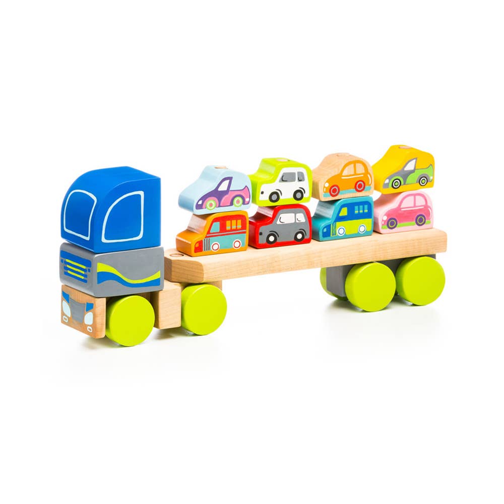 Cubika Trebil med biler – 12 deler 🚚💛
