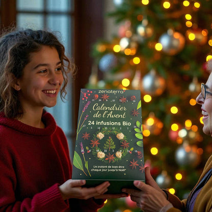 FORHÅNDSBESTILLING! Tell ned til jul med en adventskalender fylt med 24 økologiske, naturlige urteteer! 🌿✨