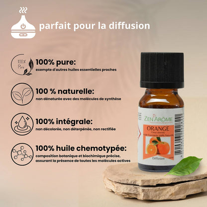 Søt appelsin eterisk olje – 100 % naturlig – 10 ml 🍊✨