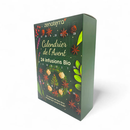 FORHÅNDSBESTILLING! Tell ned til jul med en adventskalender fylt med 24 økologiske, naturlige urteteer! 🌿✨