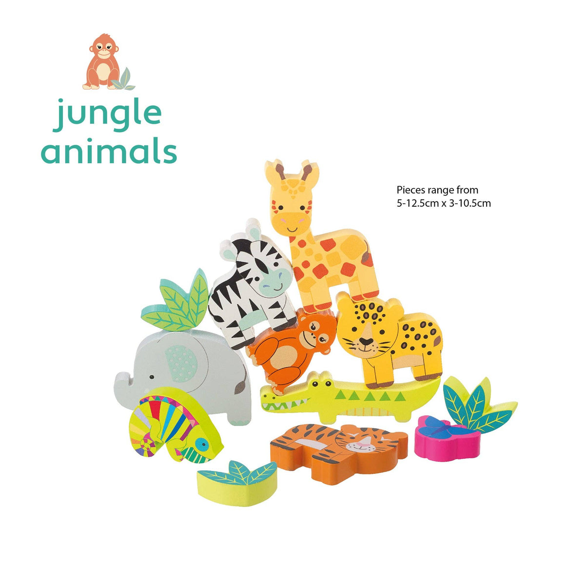 Stablefigurer i tre – Jungeldyr