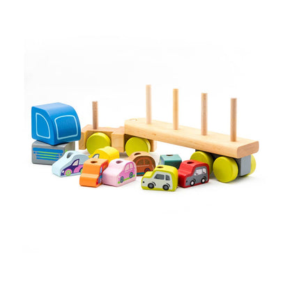 Cubika Trebil med biler – 12 deler 🚚💛