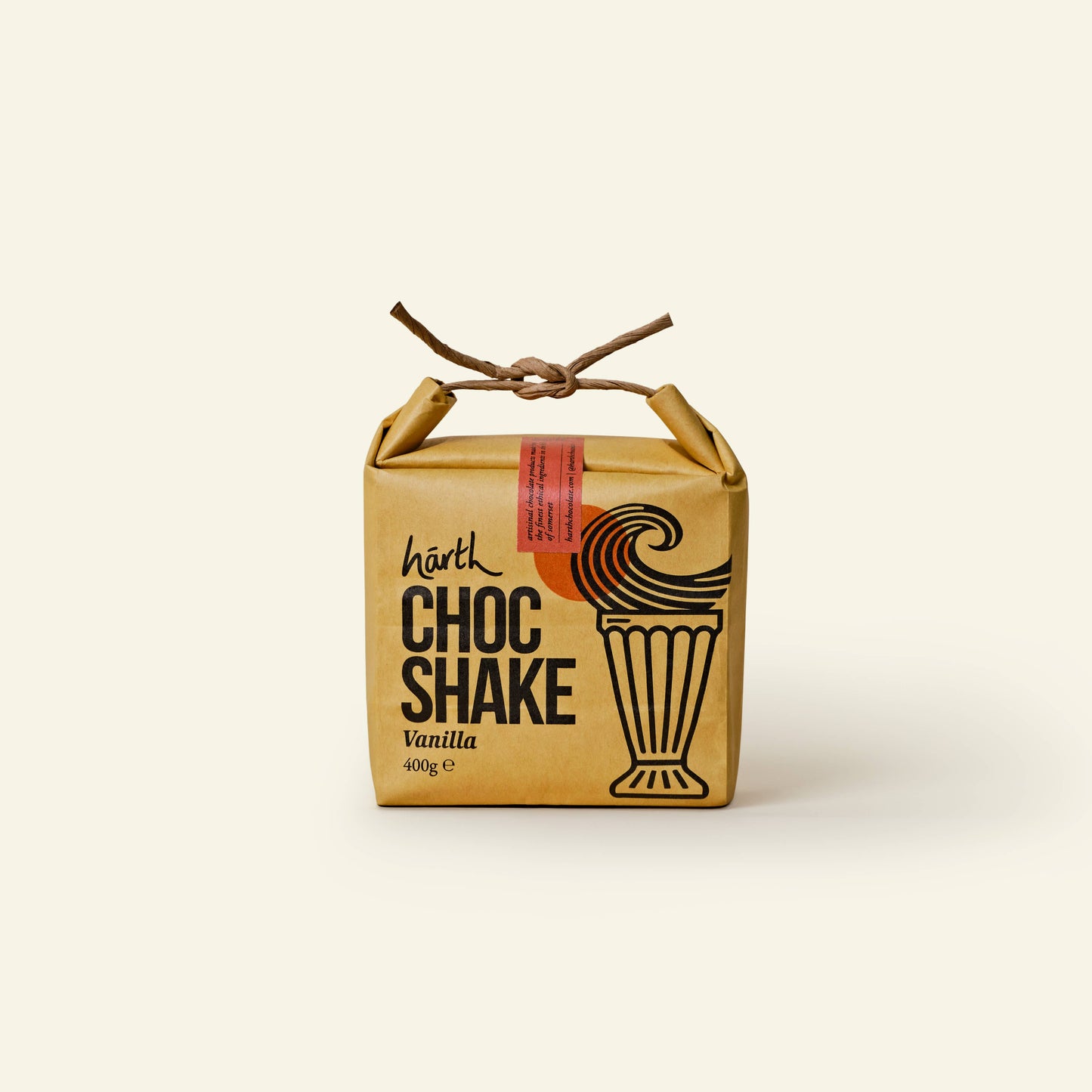 Harth milkshake med sjokolade & vanilje
