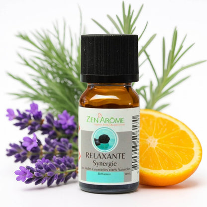 Avslappnande eterisk olja Synergi för diffusor - 10 ml