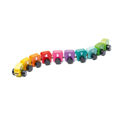 Cubika fargerik larve i tre – 10 deler