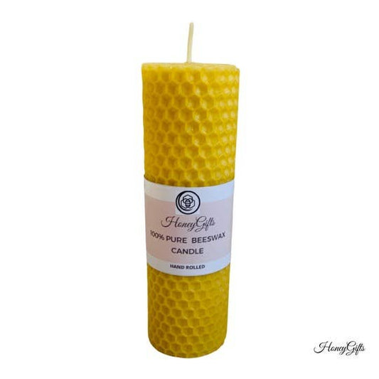100 % rene, håndrullede bivokslys – honninglys: 7cm 🕯🍯