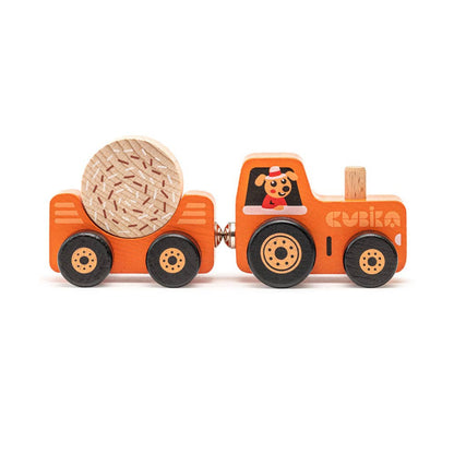 Cubika traktor i tre – 3 deler
