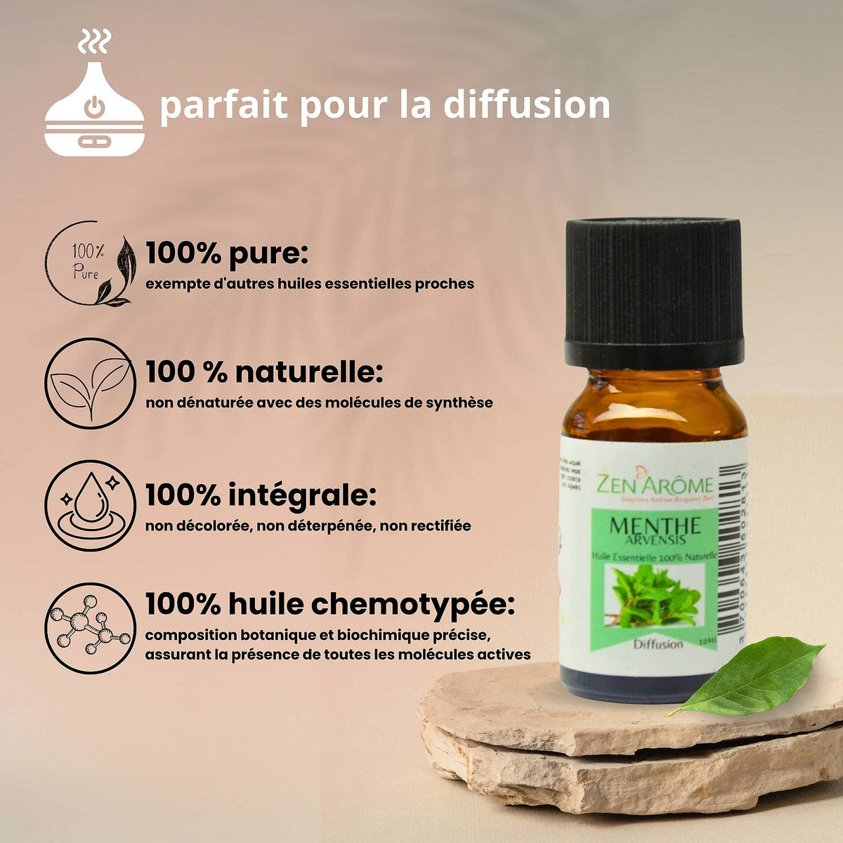 Åkermynte eterisk olje – 100 % naturlig – 10 ml