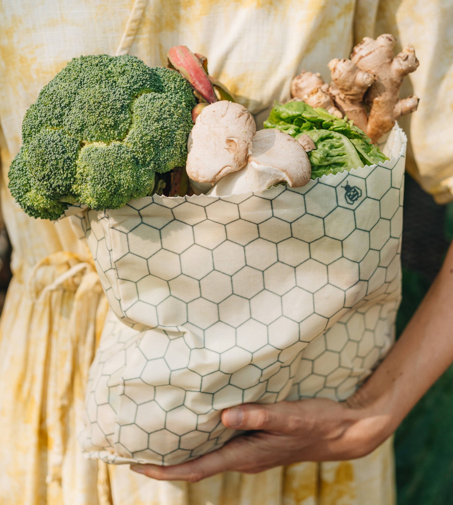 Bivaxbrödpåse, medium – Hexagonia