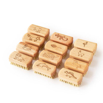 Barneneglbørster i FSC®-sertifisert tre – assortert motiv
