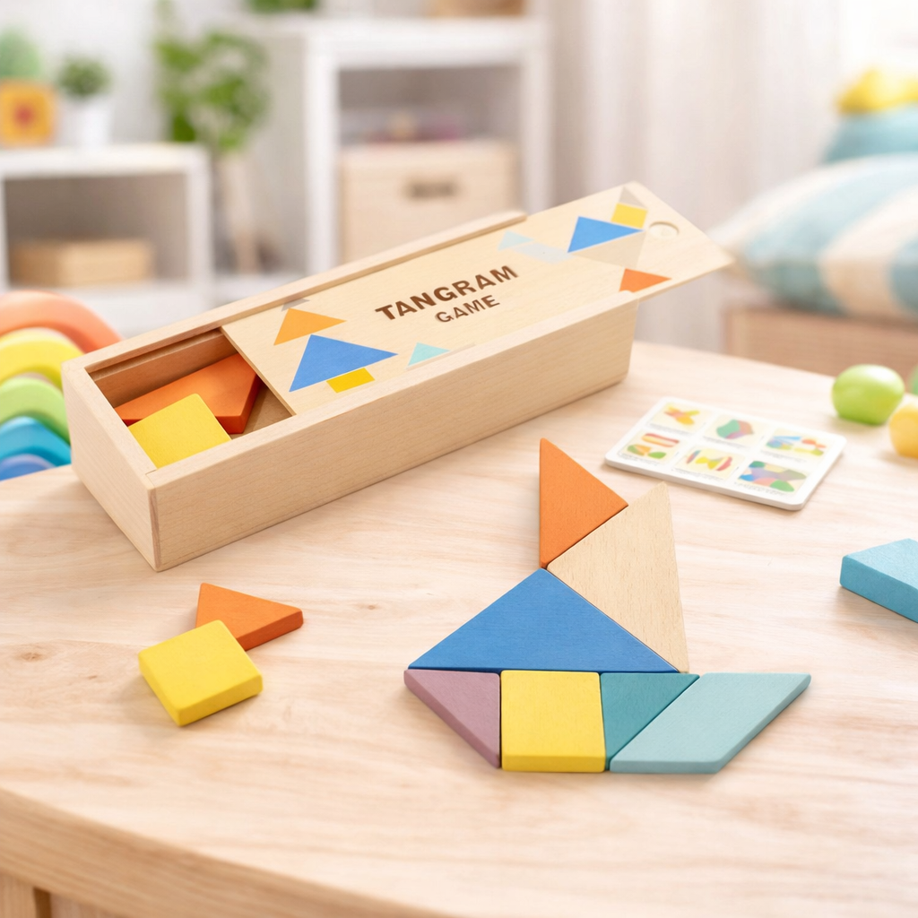 Tangramspill i tre