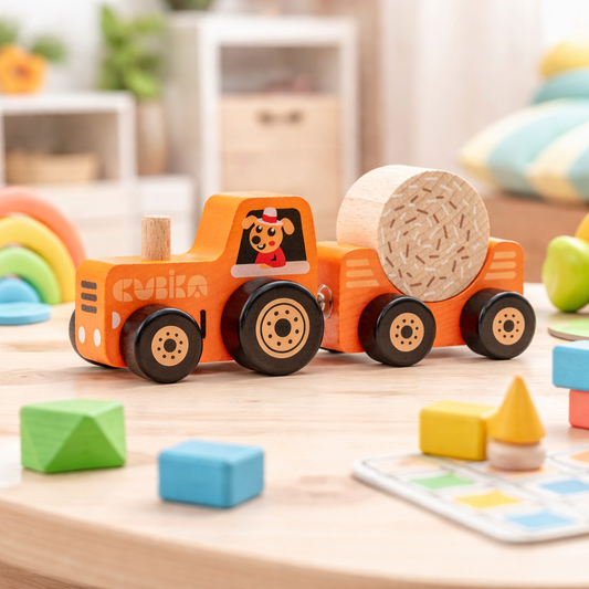 Cubika traktor i tre – 3 deler