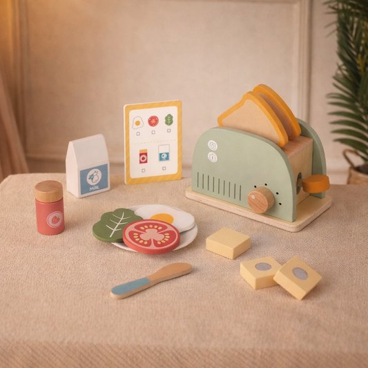 Madeira brødristersett – 14 deler (3+)