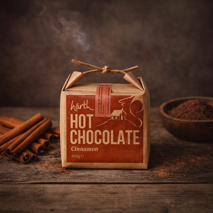 Harth varm choklad med kanel