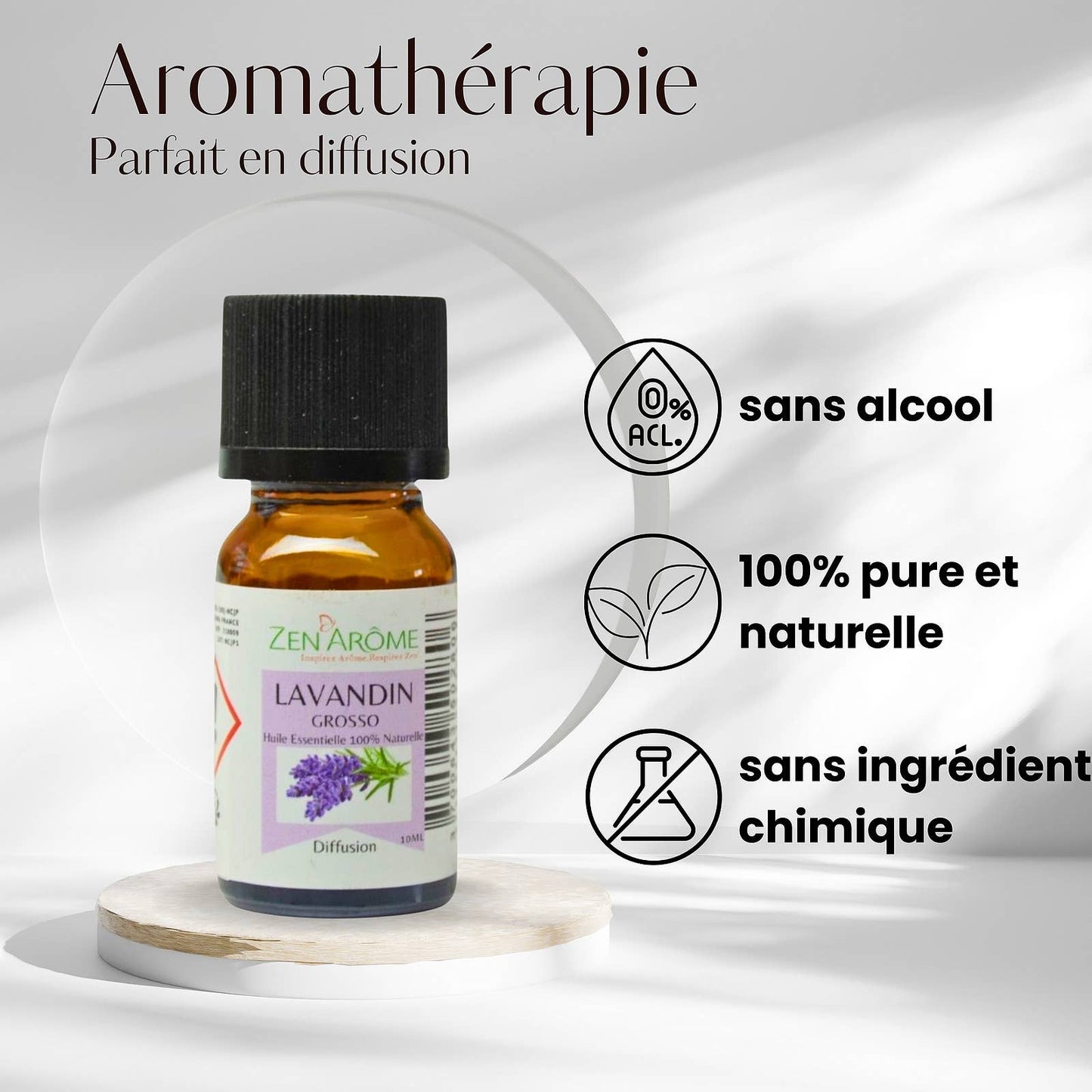 Lavandin Grosso eterisk olje – 100 % naturlig – 10 ml 🌿💜