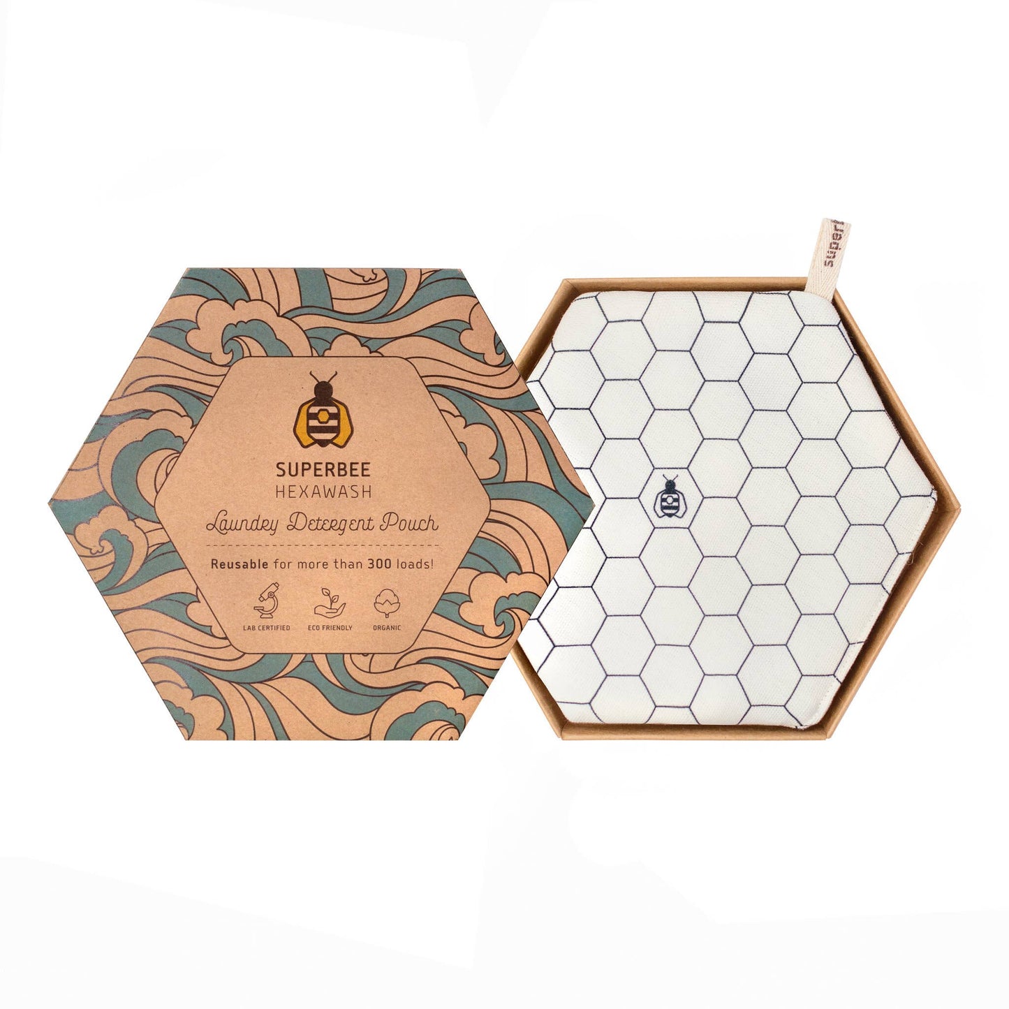 Hexawash gjenbrukbart øko-vaskemiddel (parfymefri) – 300 vask