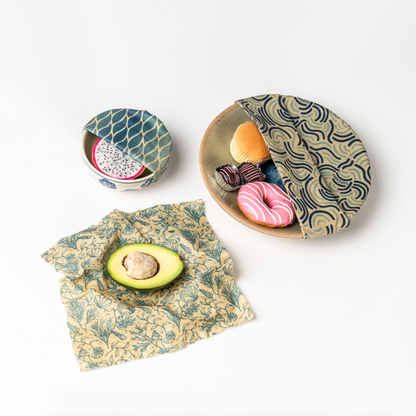 Startset med bivaxmatomslag – Classic, 3 delar