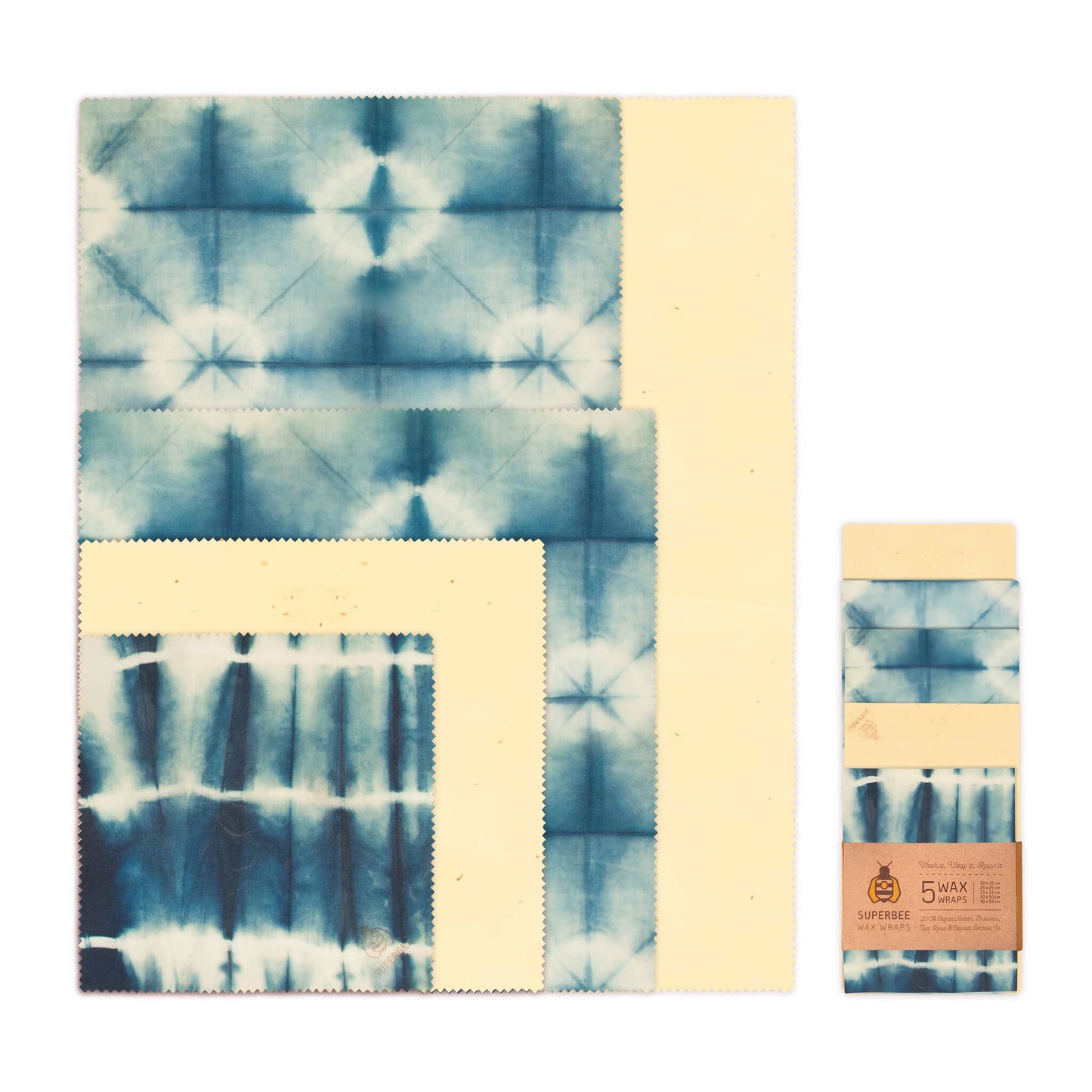 Bivoksomslag – 5-pakning (blandet design)