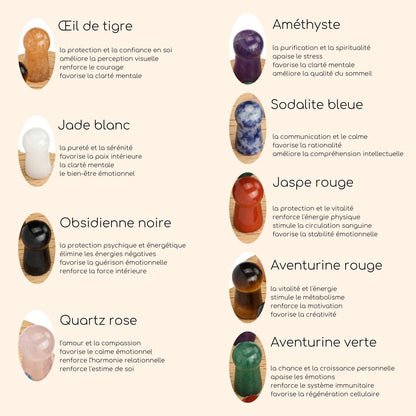 Stenmassageborste - 9 mineraler Litoterapi