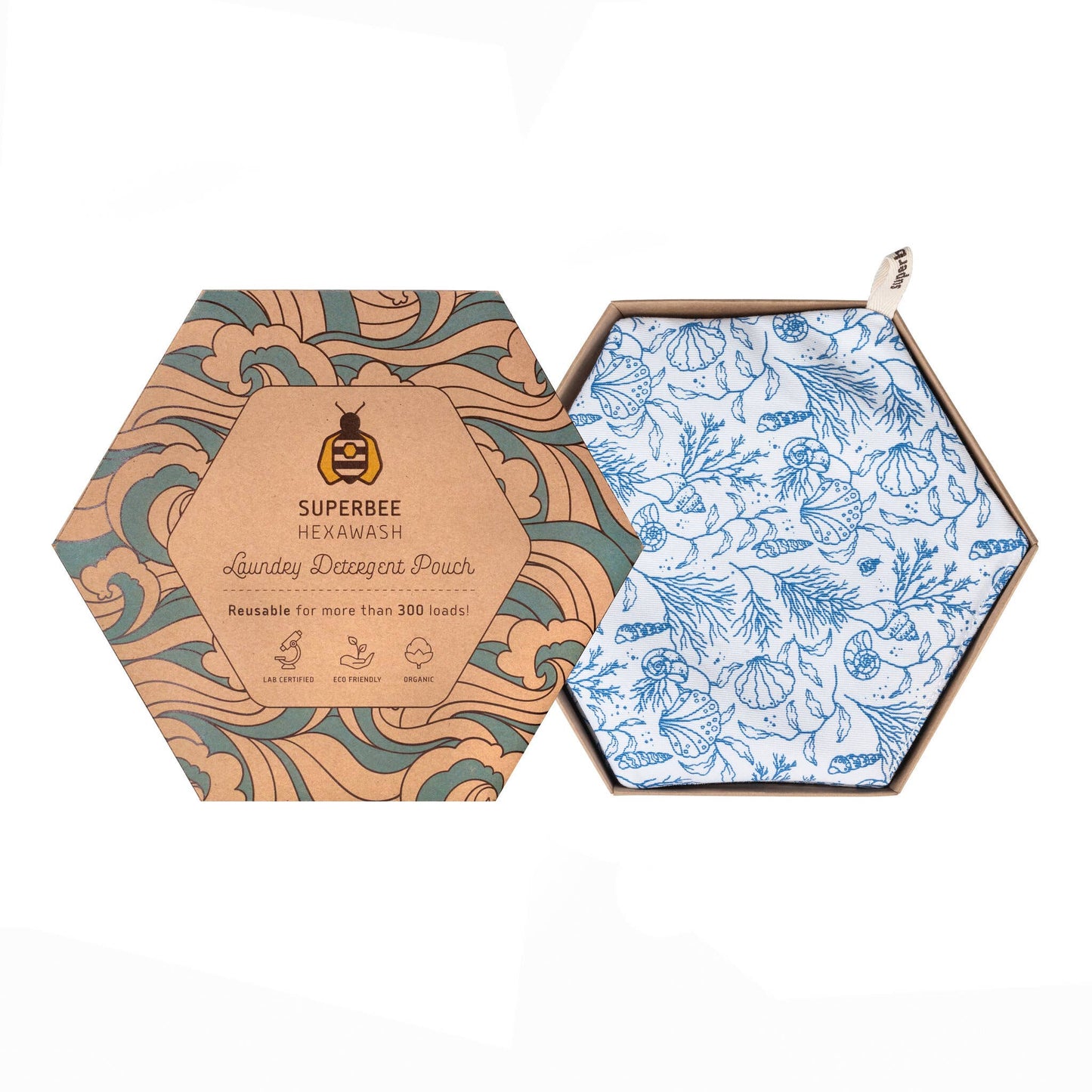 Hexawash gjenbrukbart øko-vaskemiddel (parfymefri) – 300 vask